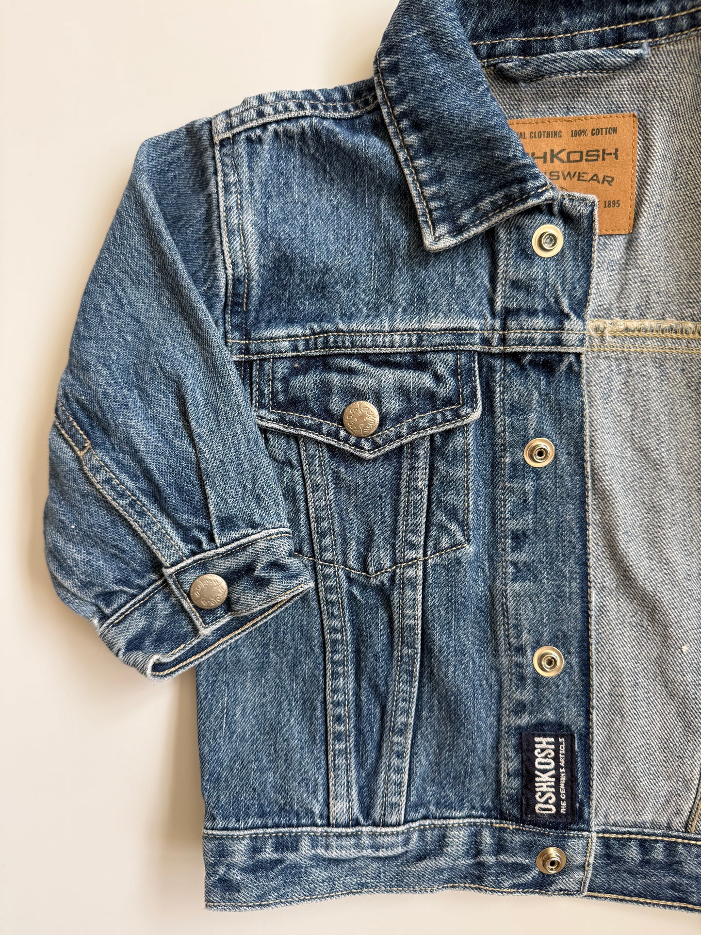 Vintage OshKosh B'gosh Denim Jacket (12M)