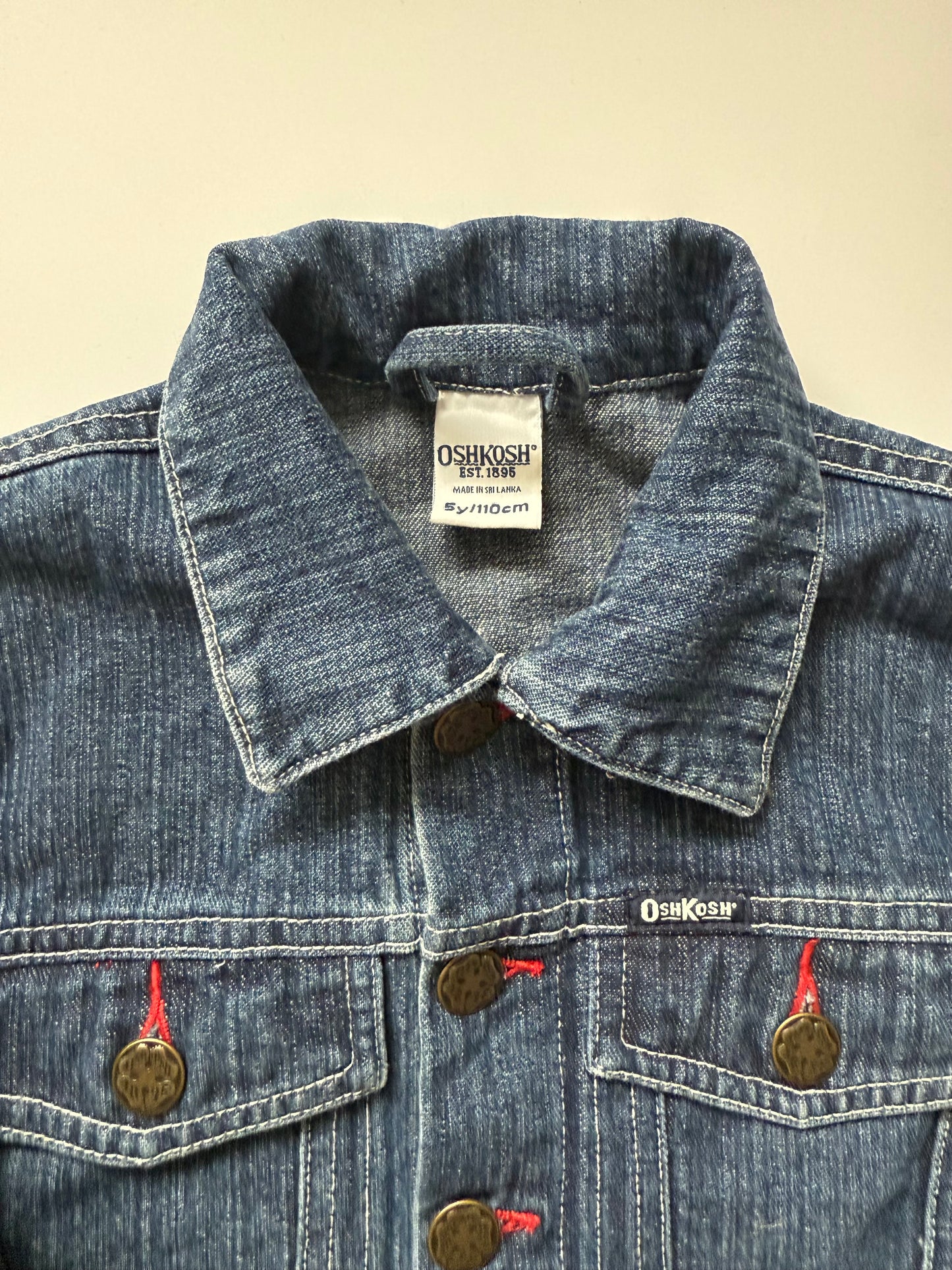 Vintage OshKosh B’gosh Denim Jacket (5Y)