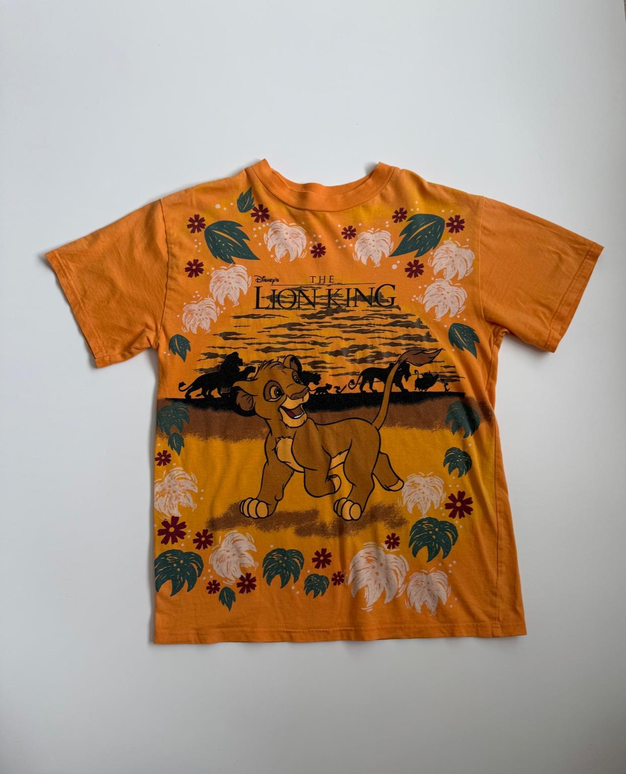 Vintage 90’s St Micheal The Lion King Sunset Jungle Print T shirt (9-10Y)