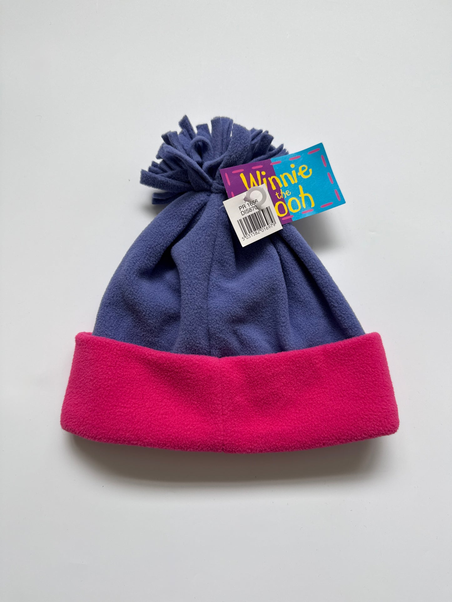Winnie The Pooh Purple and Pink Tassle Fleece Hat (18-24M)