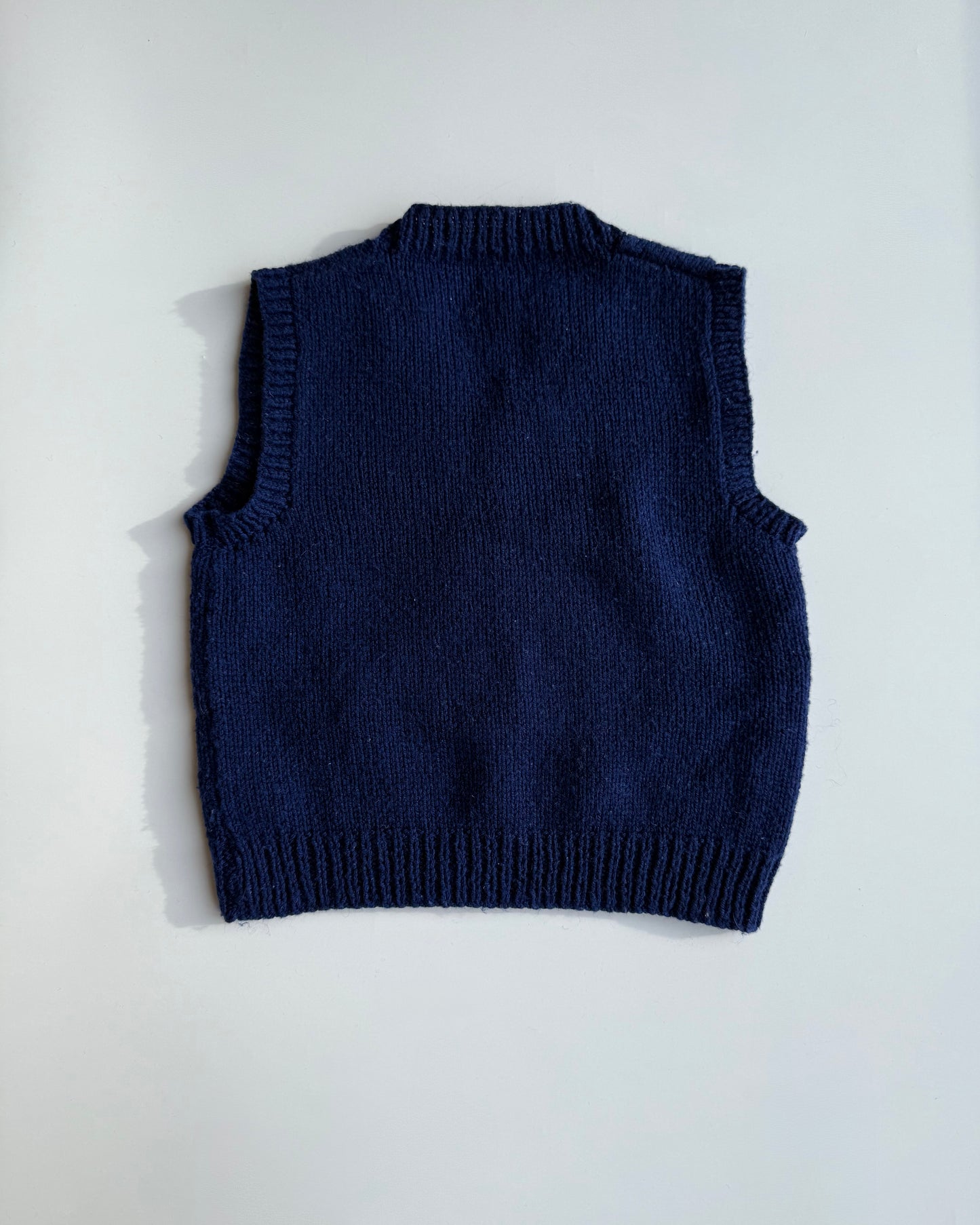 Postman Pat Hand Knitted Navy Tank Vest Kids (2-3Y)