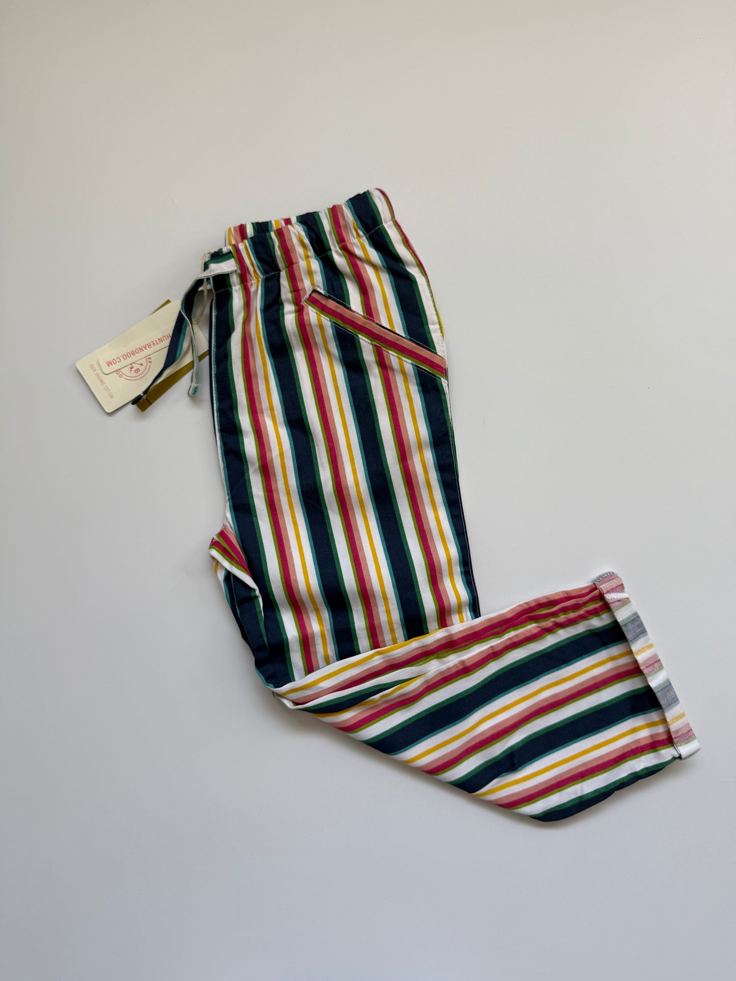 Hunter + Boo Organic Stripe Trousers (3–4Y)