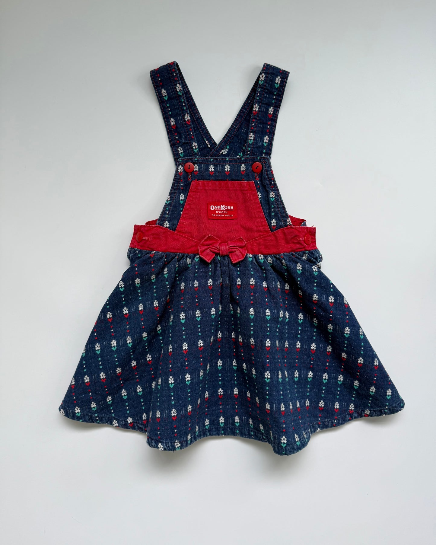 OshKosh B’Gosh Pinafore, Made in USA (3-4Y fit)