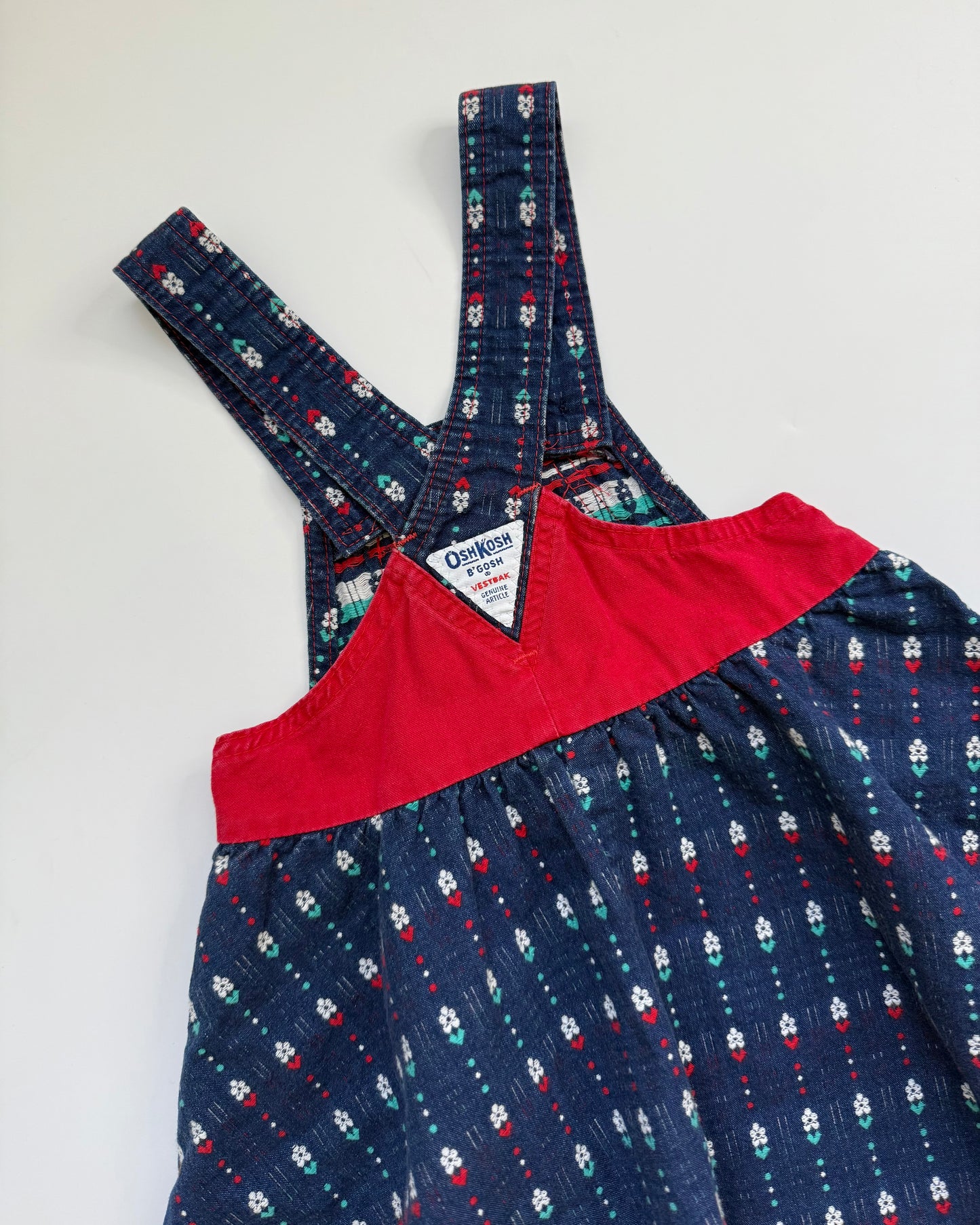 OshKosh B’Gosh Pinafore, Made in USA (3-4Y fit)