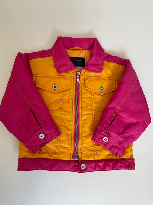 Vintage orange and pink jacket (3Y)