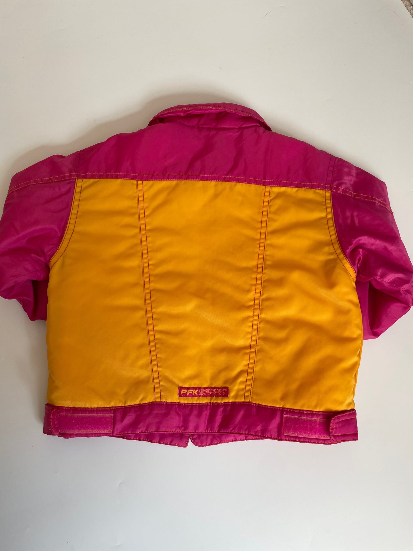 Vintage orange and pink jacket (3Y)