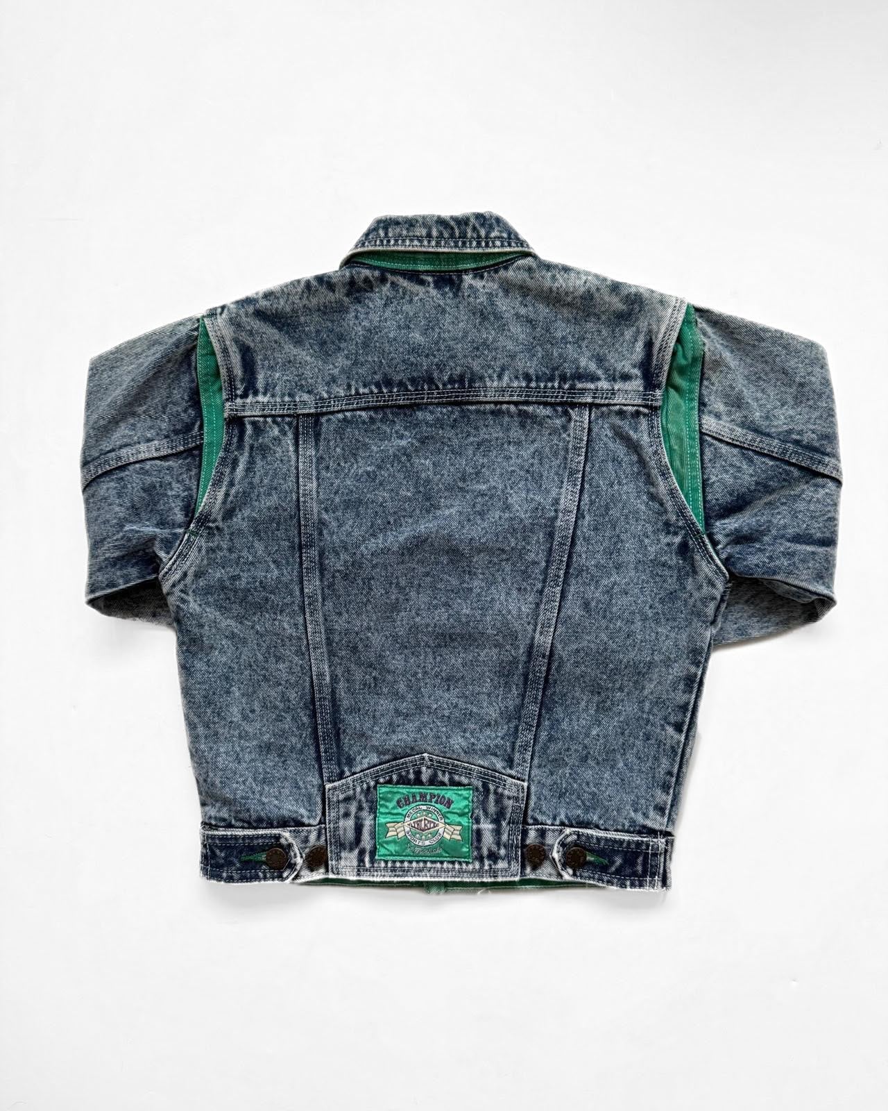 Vintage St Michael Acid Wash Denim Jacket 7–8 Years