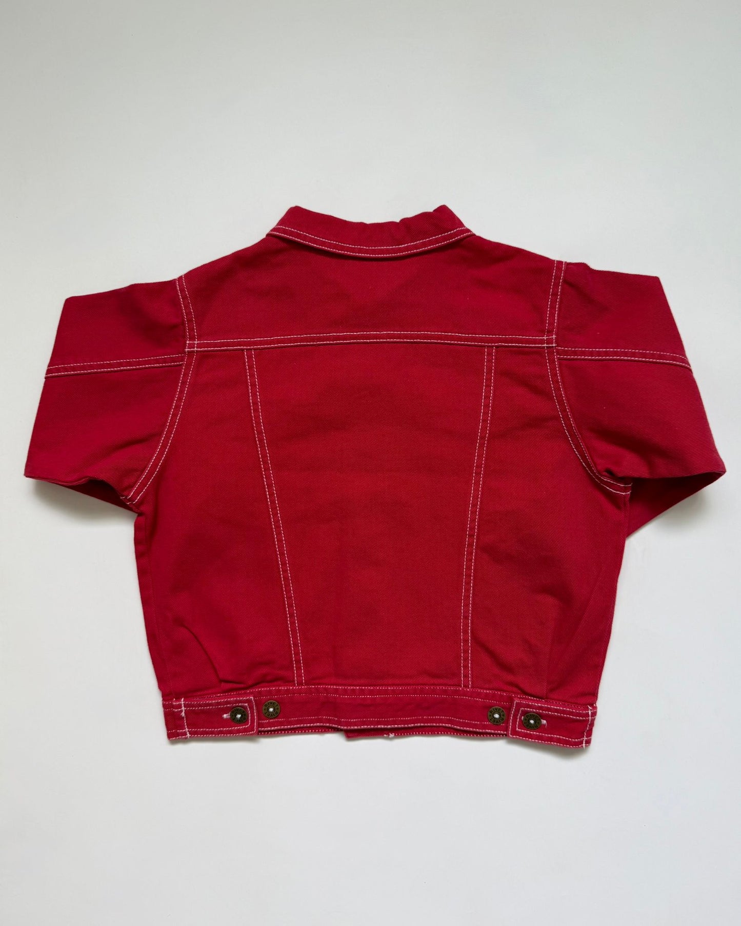 Vintage Adams Red Cotton Jacket 2-3Y
