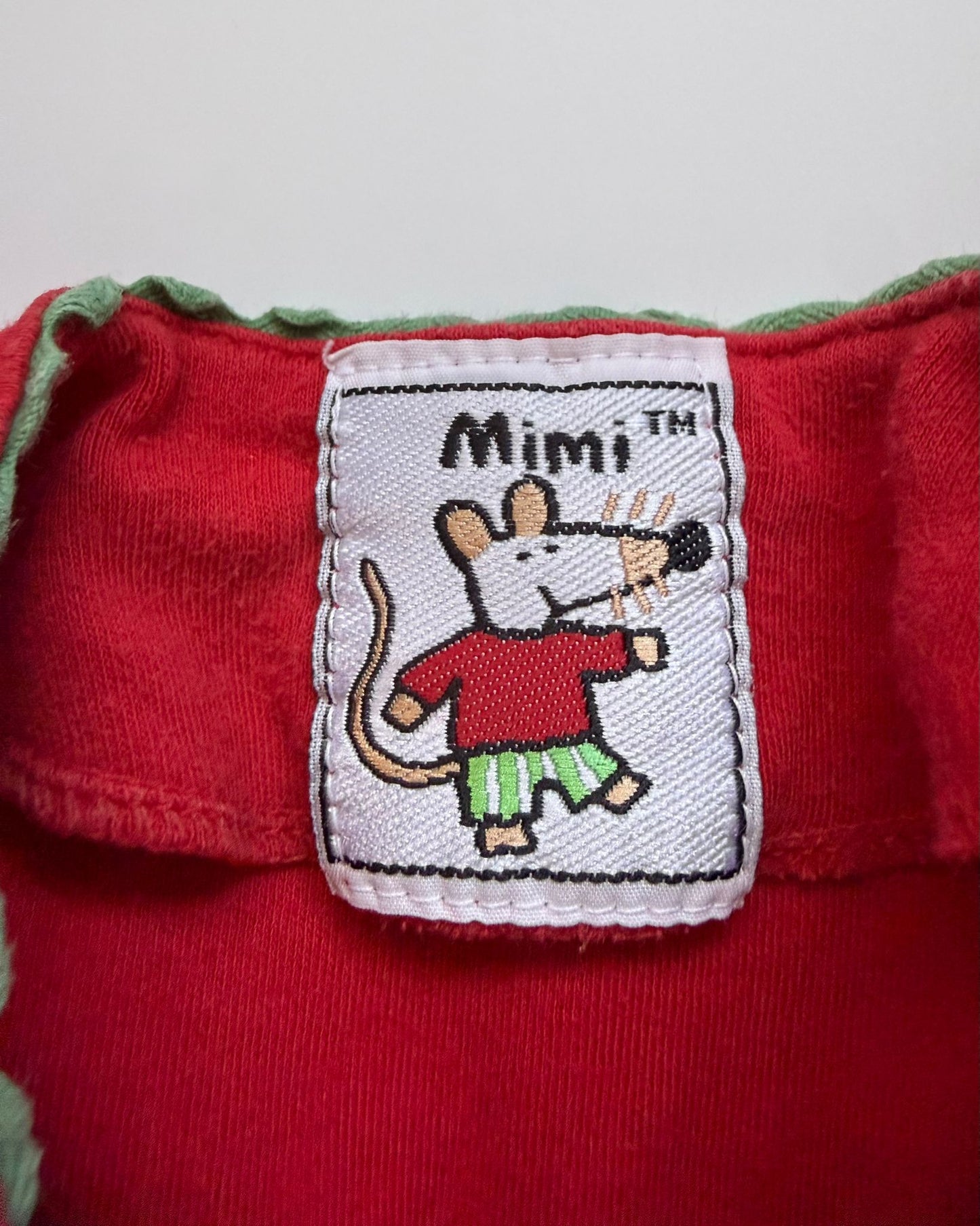Vintage Mimi Mouse 3 Piece Outfit Set (12-18M)