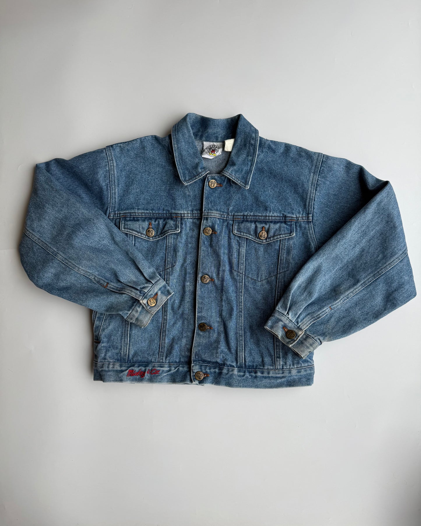 Vintage Mickey & Co denim jacket (5-6Y)