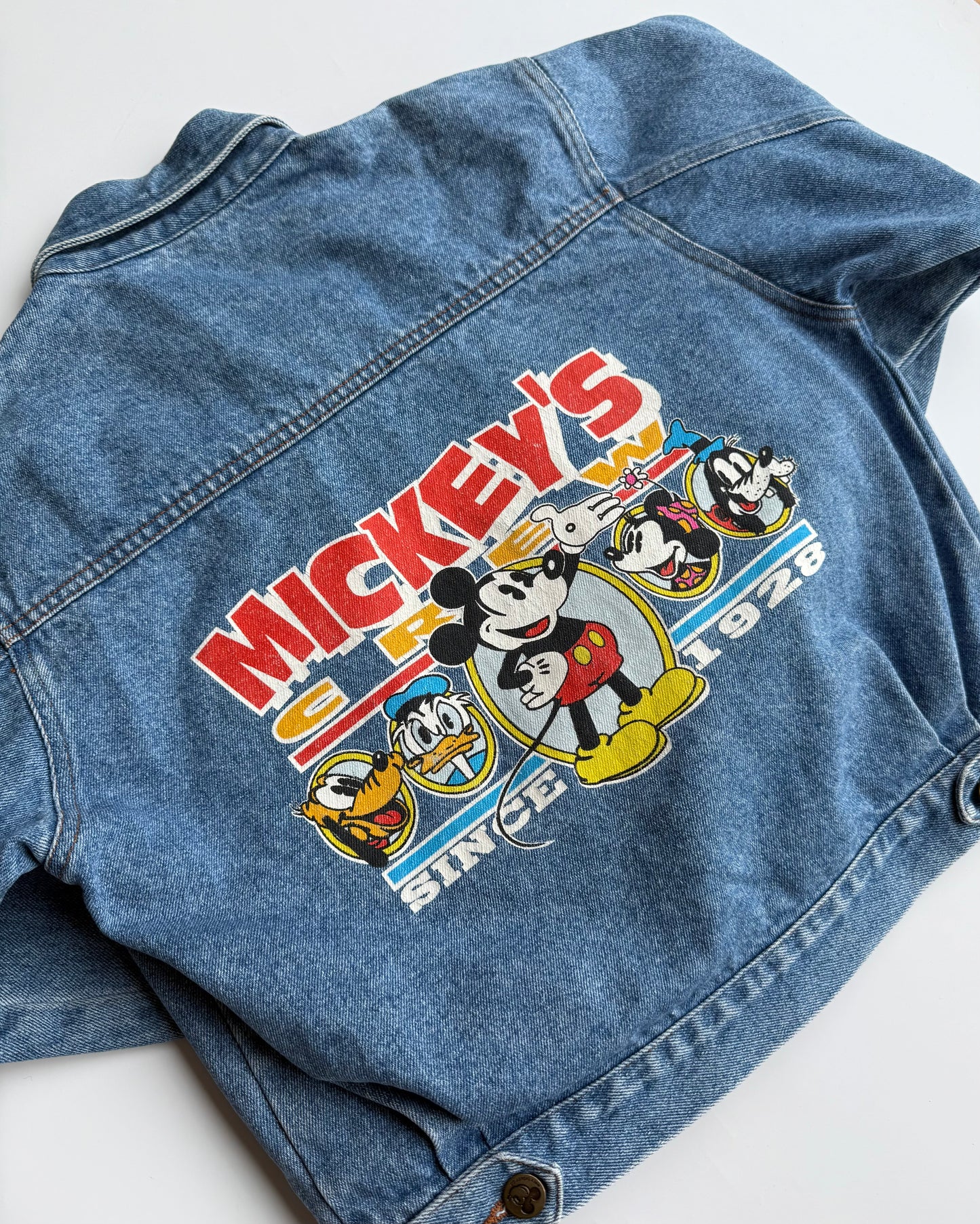 Vintage Mickey & Co denim jacket (5-6Y)