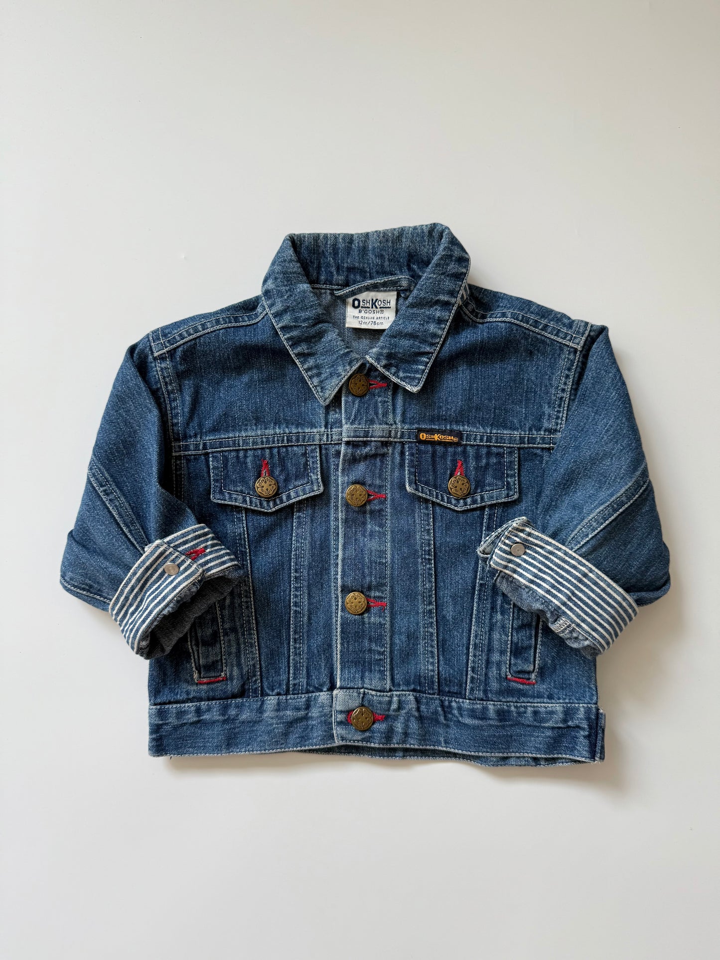 Vintage OshKosh B’gosh Denim Jacket – 12M (76cm)