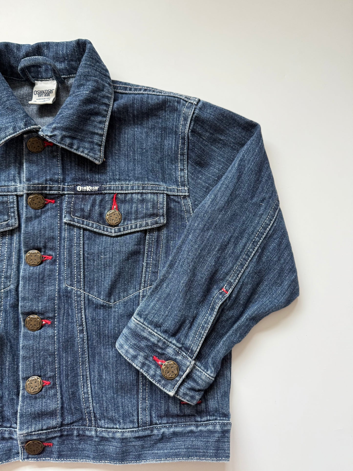 Vintage OshKosh B’gosh Denim Jacket (5Y)