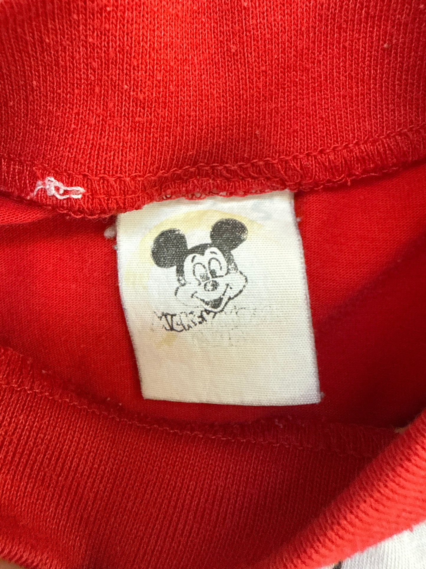 Vintage 90s Mickey Mouse Club Stripe T-Shirt (3-4Y)