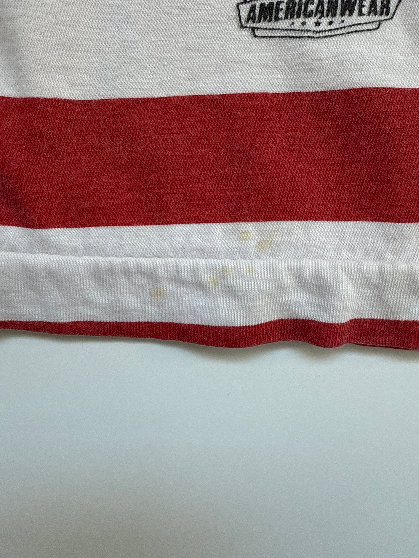 Vintage 90s Mickey Mouse Club Stripe T-Shirt (3-4Y)