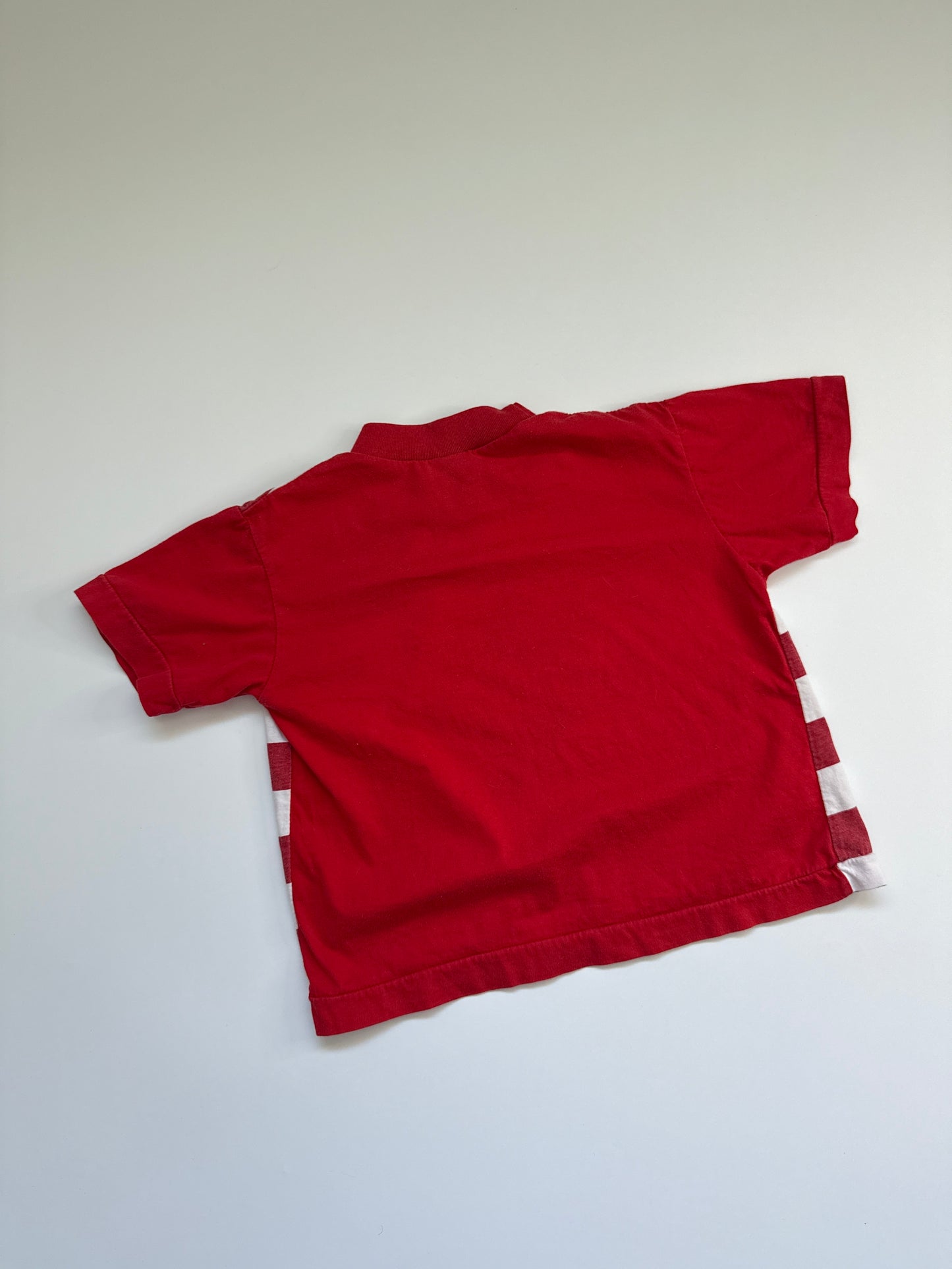 Vintage 90s Mickey Mouse Club Stripe T-Shirt (3-4Y)