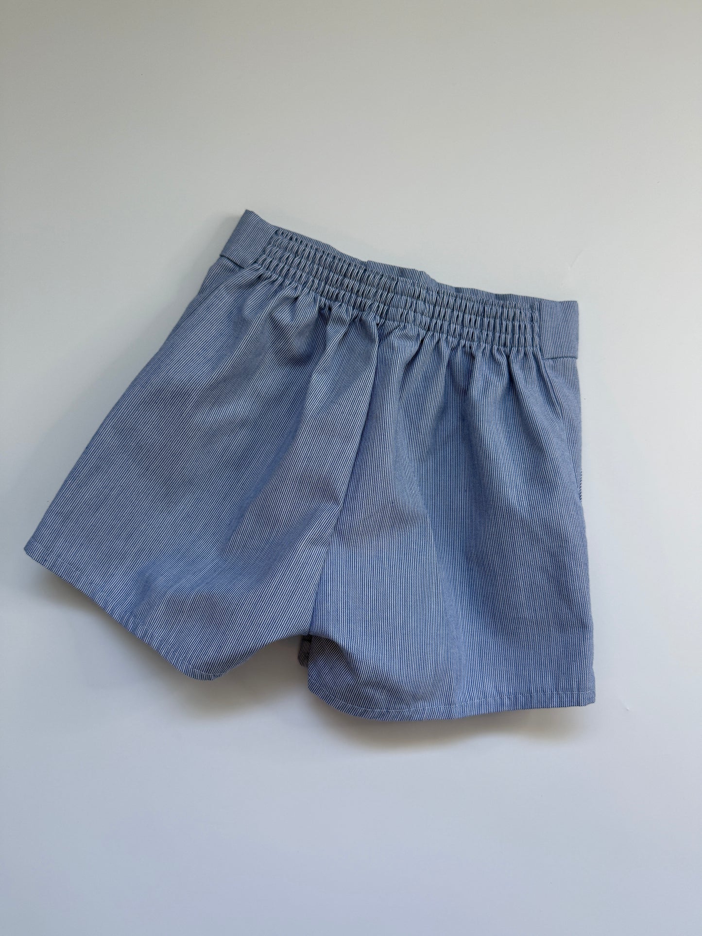 Vintage 80's Blue Pinstripe Shorts (4-5Y best fit)