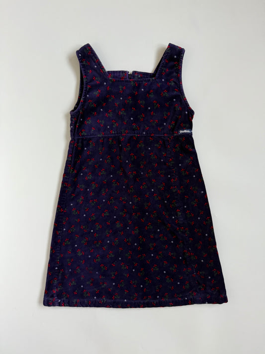 Vintage OshKosh B’gosh Velvet Floral Dress (6Y)