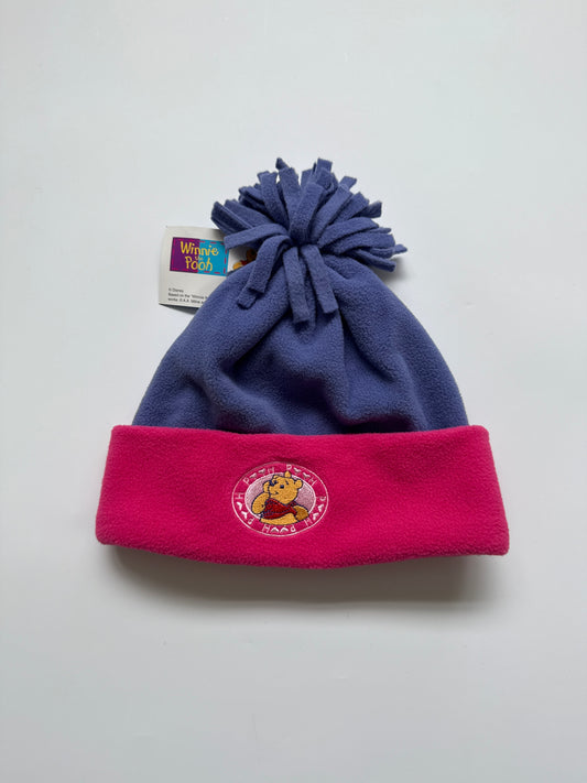 Winnie The Pooh Purple and Pink Tassle Fleece Hat (18-24M)