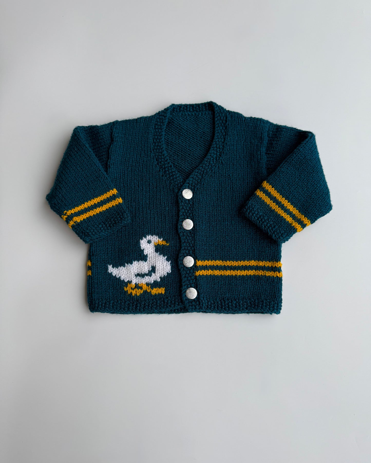 Goose Knitted Cardigan 6-12M