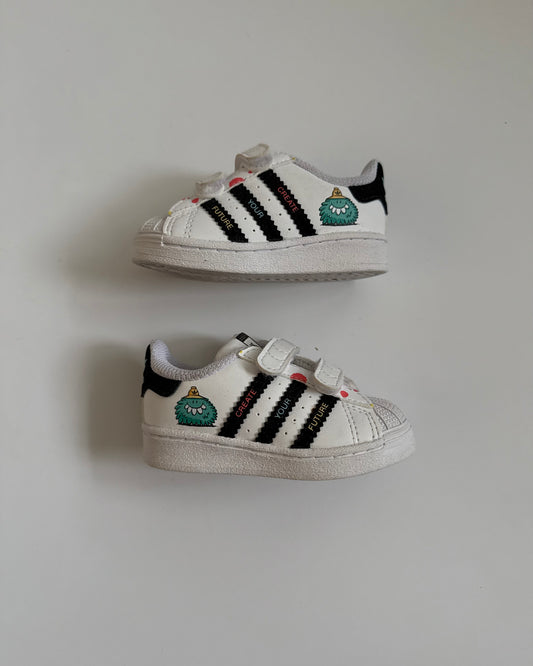 Adidas x Kevin Lyons Superstar Trainers White UK 3K
