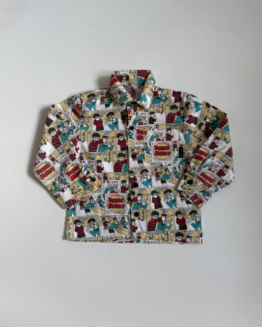 Vintage Dennis the Menace Comic Print Shirt 2Y Mothercare