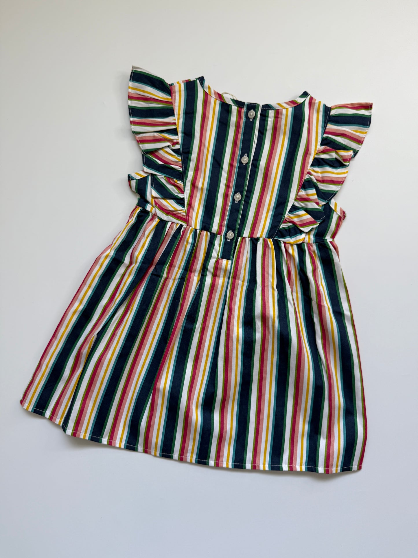 Hunter + Boo Organic Stripe Dress (3–4Y)