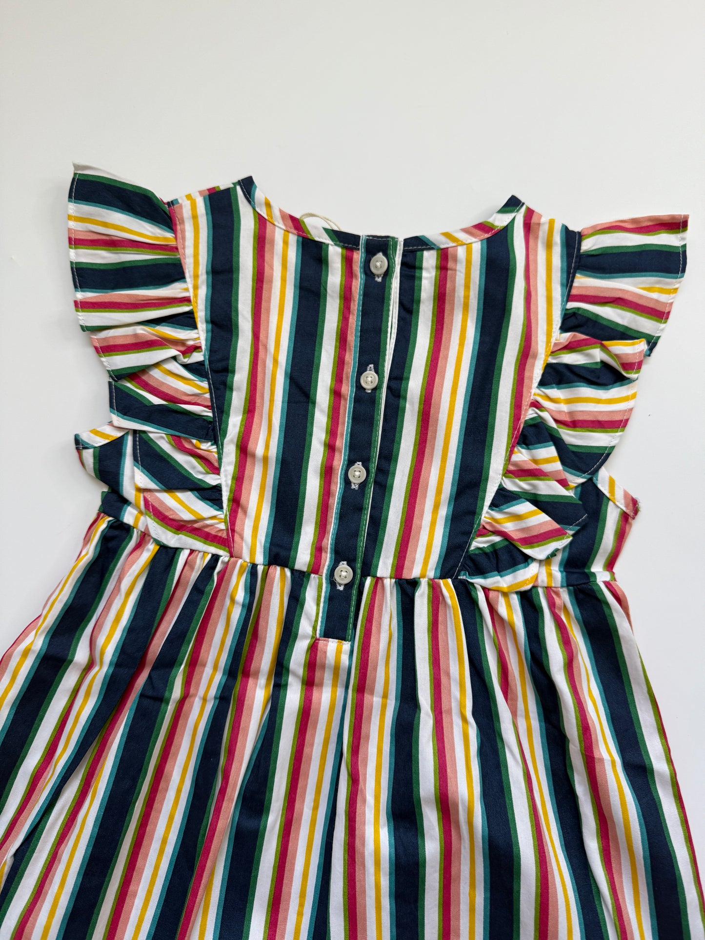 Hunter + Boo Organic Stripe Dress (3–4Y)