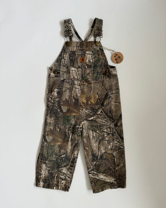 Carhartt Camouflage Dungarees 24 Months Adjustable Straps