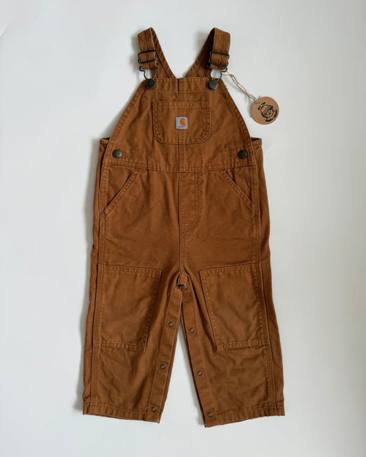 Carhartt Brown Duck Canvas Dungarees 18–24 Months