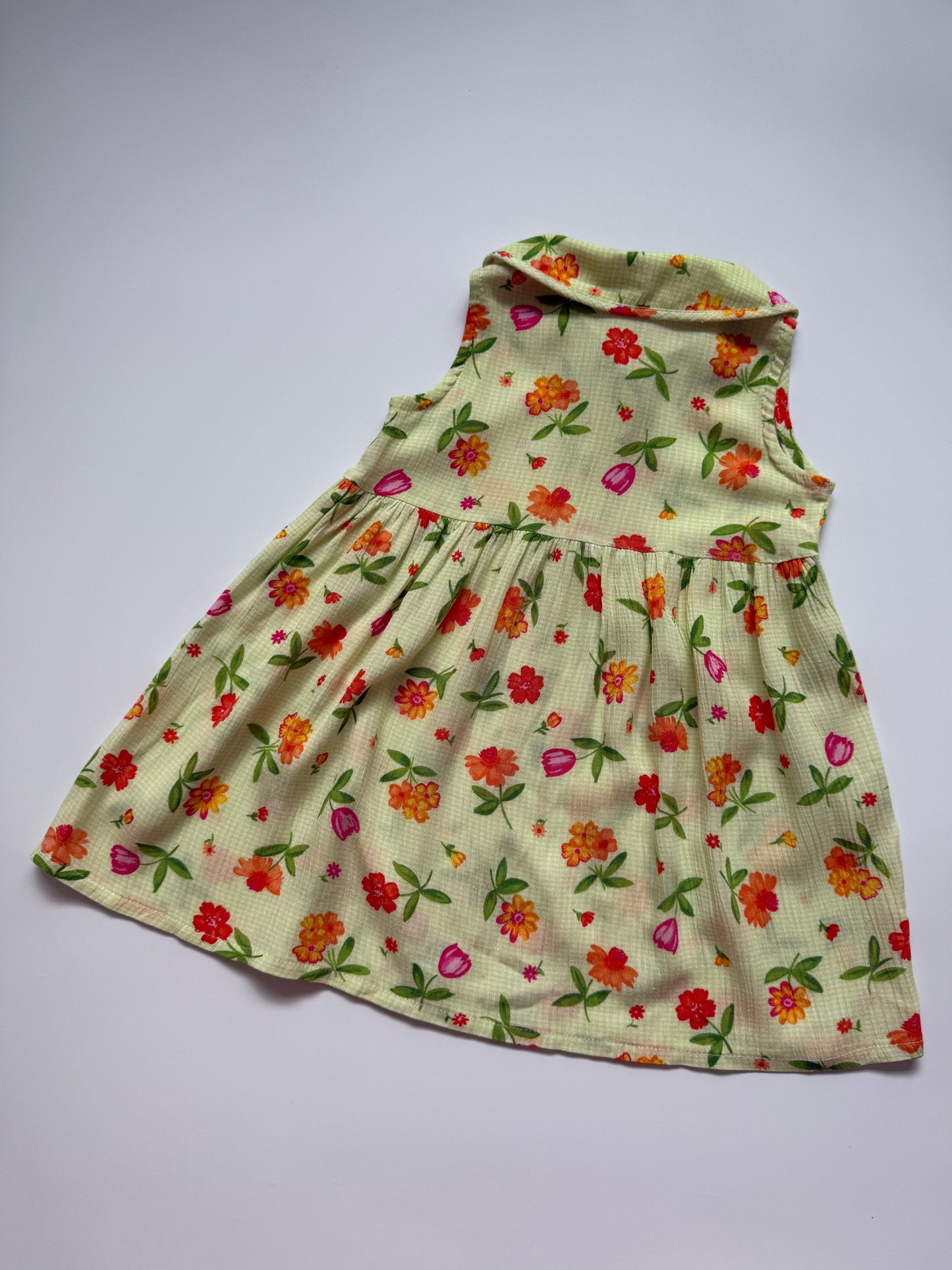 Vintage George Floral Button Down Dress