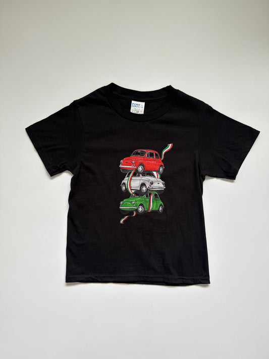 Fiat Stack Tee Italian Car Graphic T-Shirt (5-6 Y)