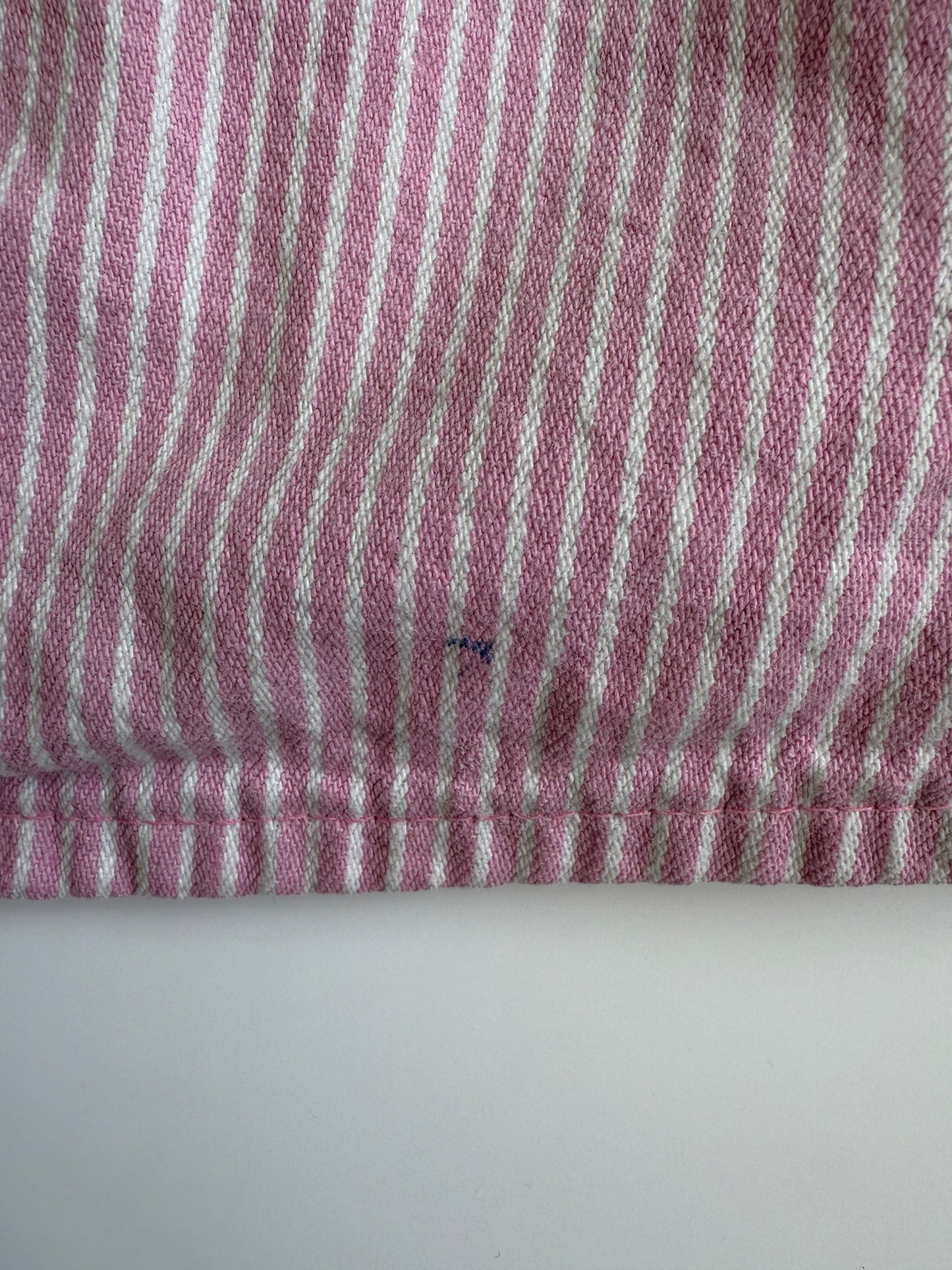 Vintage OshKosh Pink & White Hickory Stripe Dress (3T)