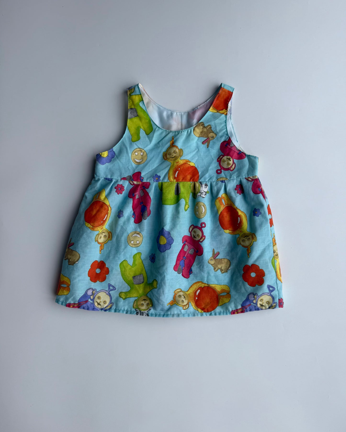 Handmade vintage Teletubbies dress (18-24m)