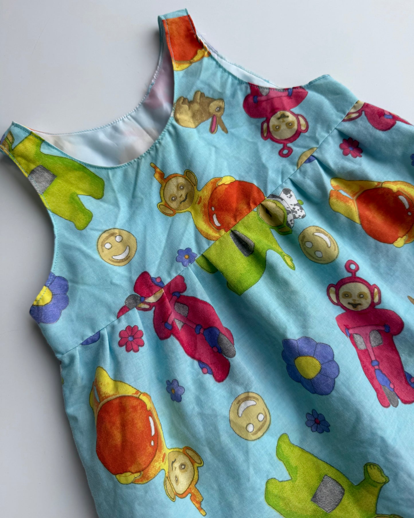 Handmade vintage Teletubbies dress (18-24m)