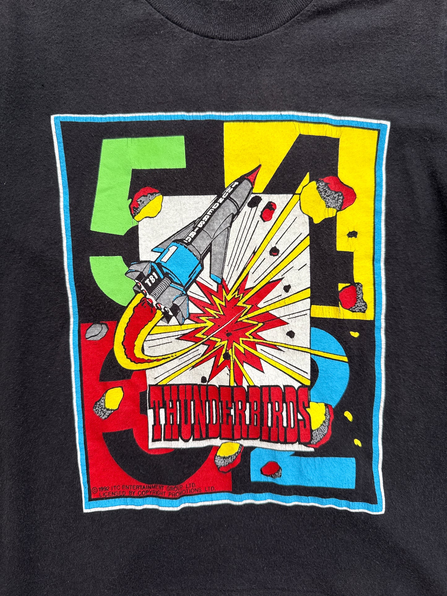Vintage 1992 Thunderbirds T-Shirt (5-6Y)