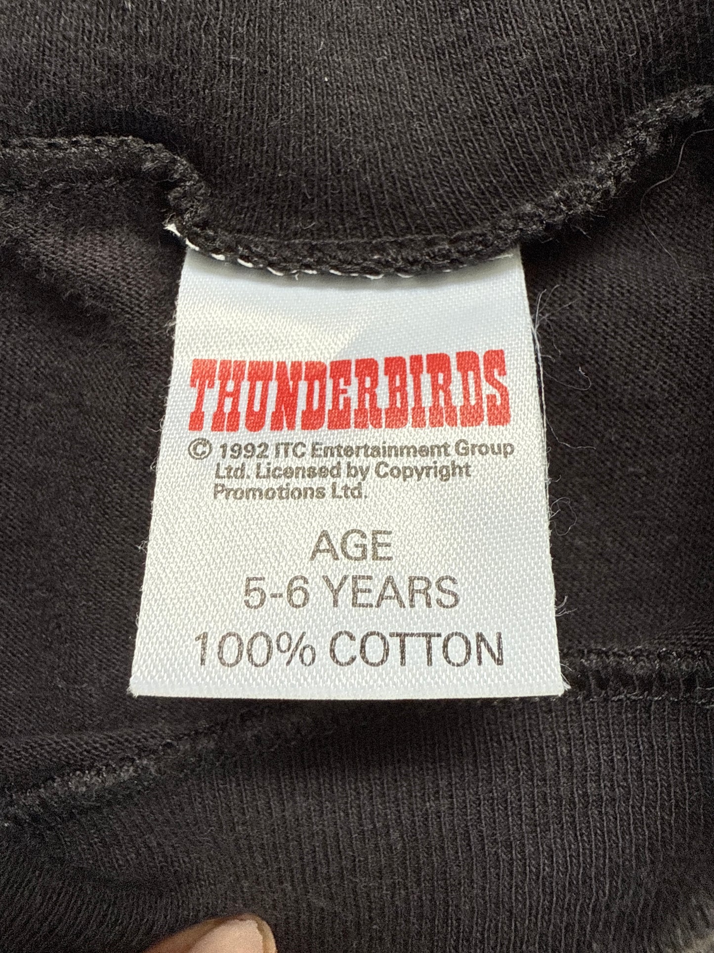 Vintage 1992 Thunderbirds T-Shirt (5-6Y)