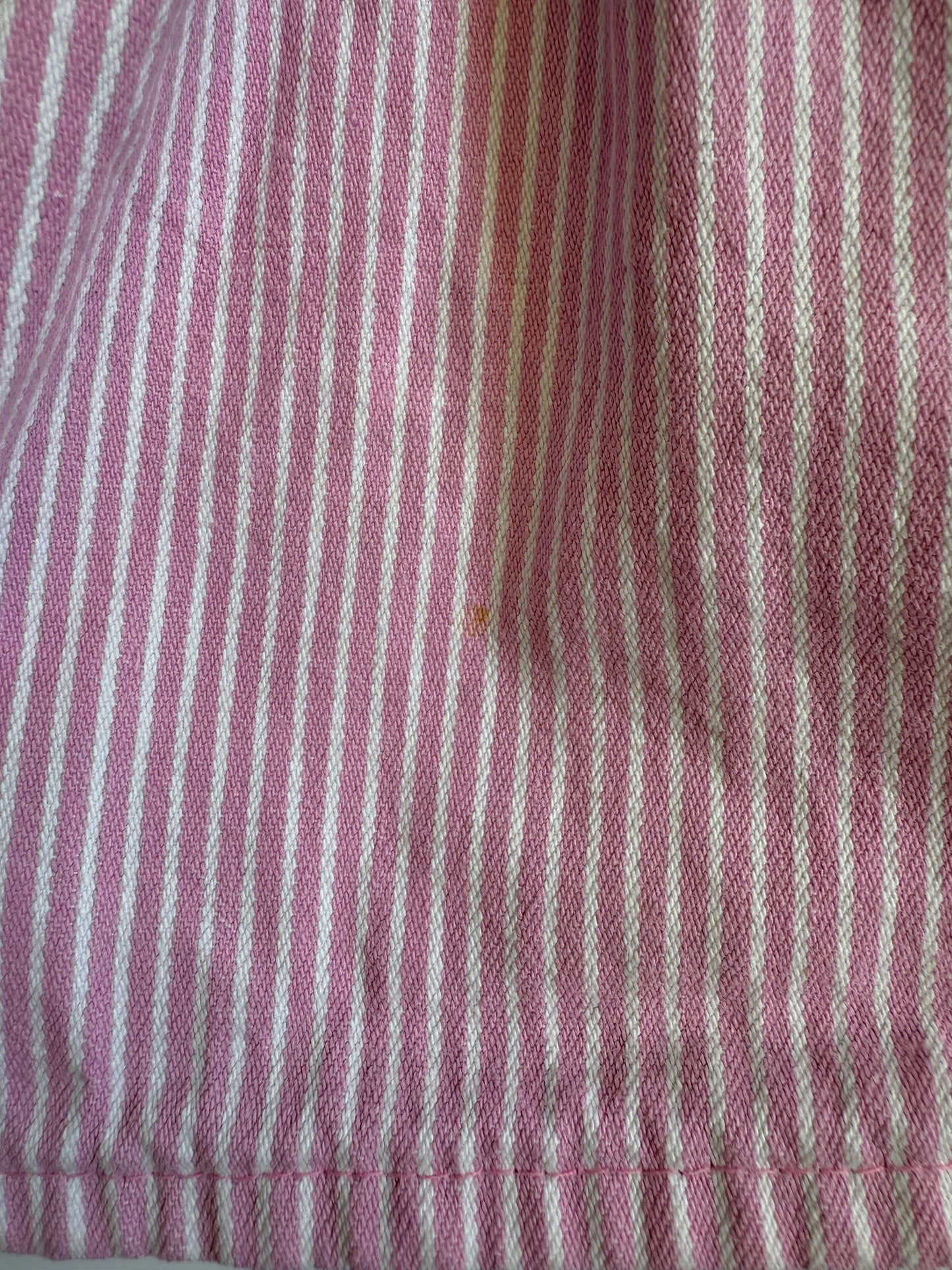 Vintage OshKosh Pink & White Hickory Stripe Dress (3T)