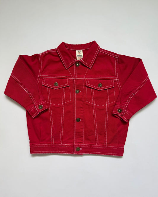 Vintage Adams Red Cotton Jacket 2-3Y