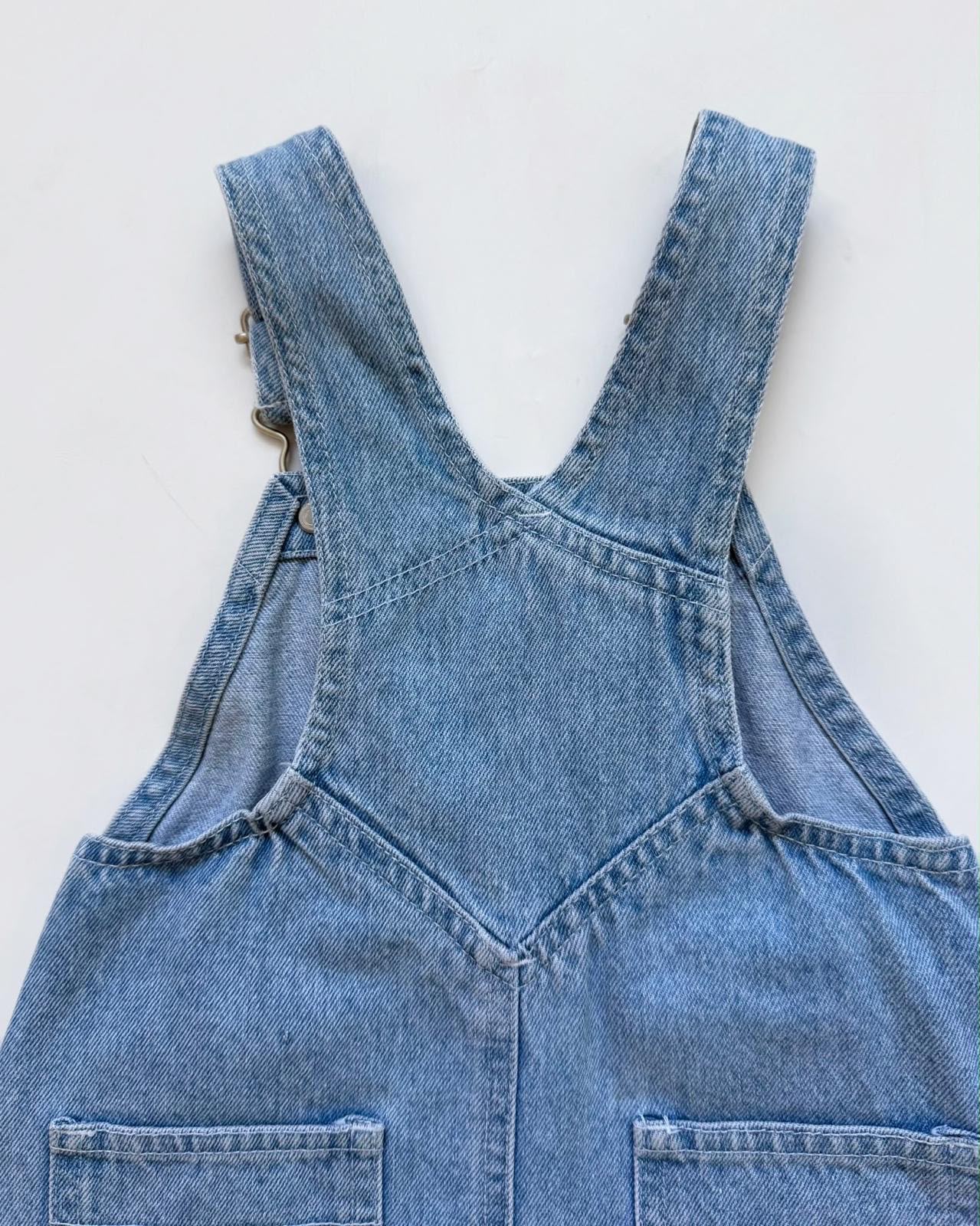 Vintage 1994 Warner Bros. Looney Tunes Bugs Bunny Denim Shortalls 12M