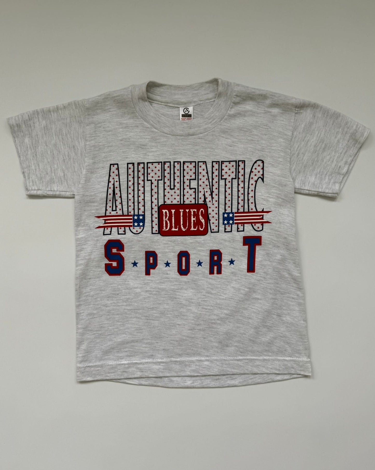 Vintage George Authentic Blues Sport Tee 2-3 Years