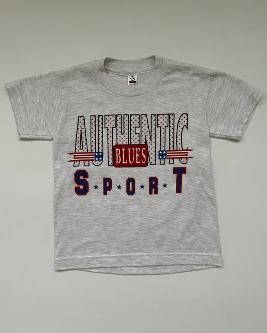 Vintage George Authentic Blues Sport Tee 2-3 Years