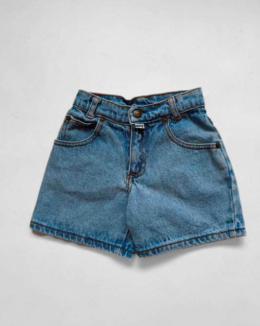 Vintage Guess USA Denim Shorts Kids 4Y 90s High Waisted