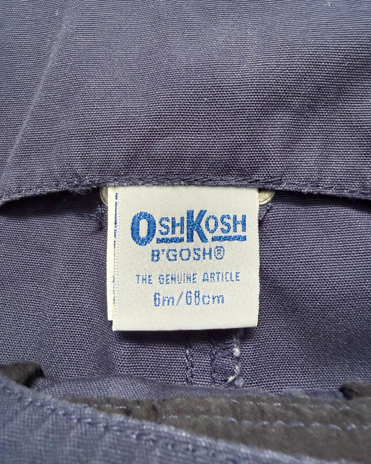 Vintage OshKosh B’Gosh Euro Navy Dungarees 6-9M 68cm