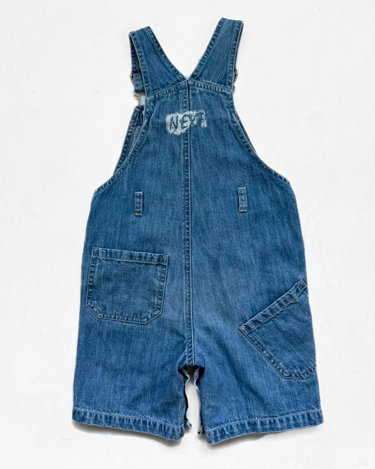 Vintage Next Denim Short Dungarees 2 Years 90s Overalls