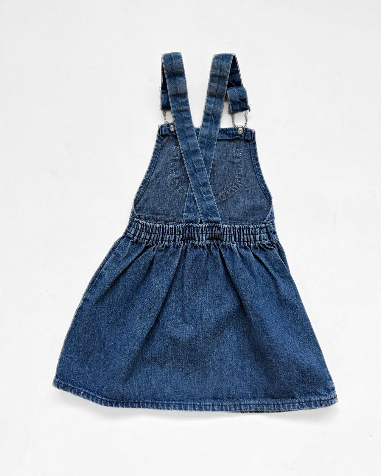 Vintage OshKosh B’Gosh Made in USA Denim Pinafore Dress 4T