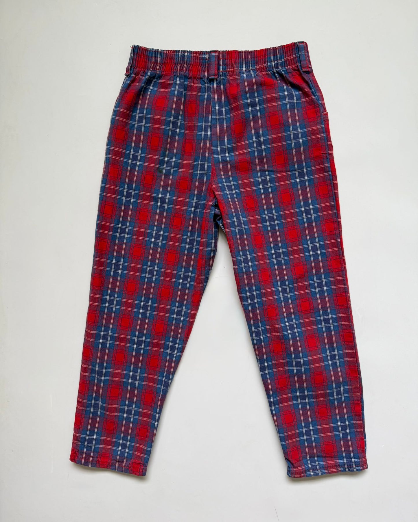 Vintage OshKosh B'gosh Red Tartan Trousers 6Y