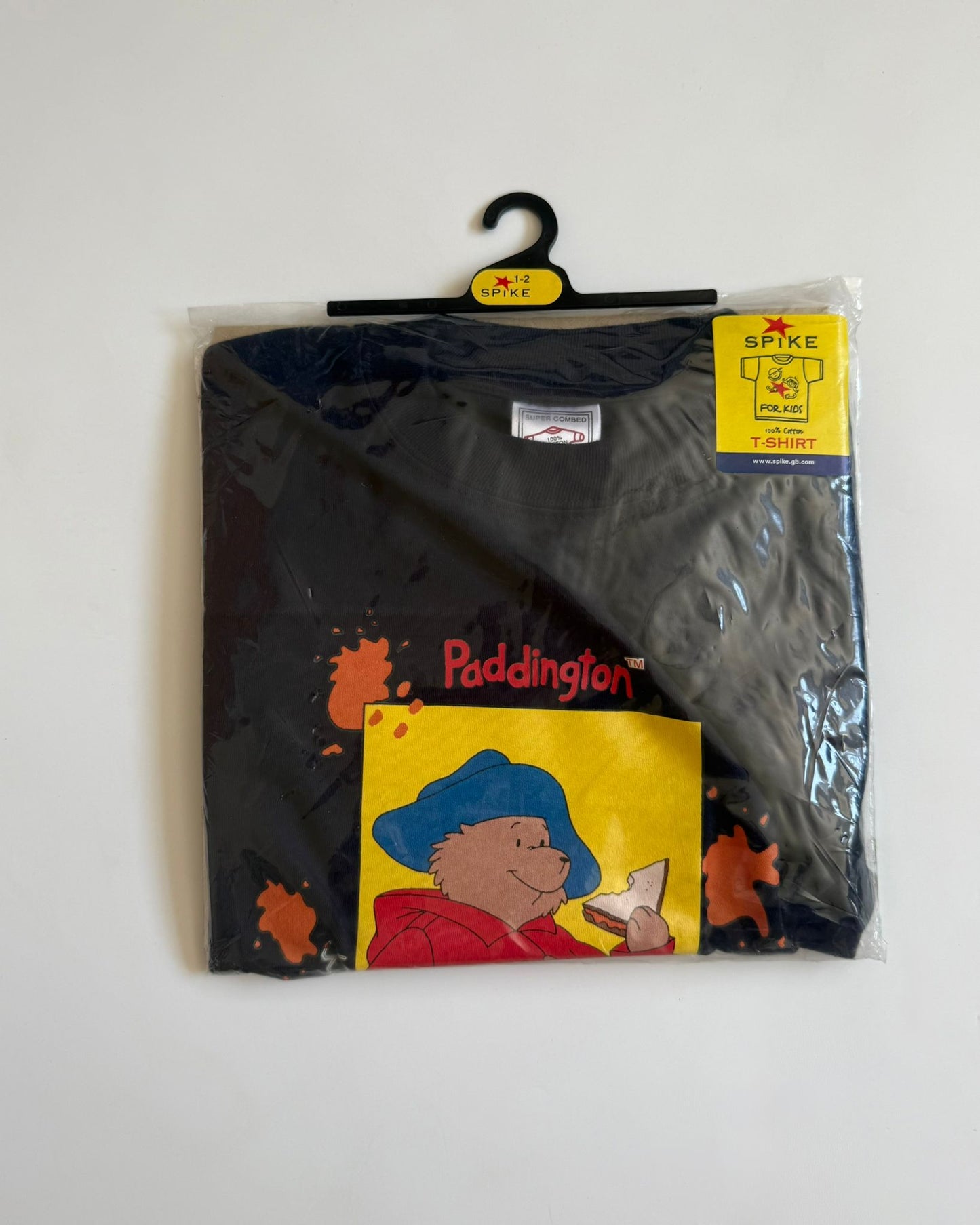 Paddington Sticky Paws Deadstock T Shirt 1-2Y BNWT