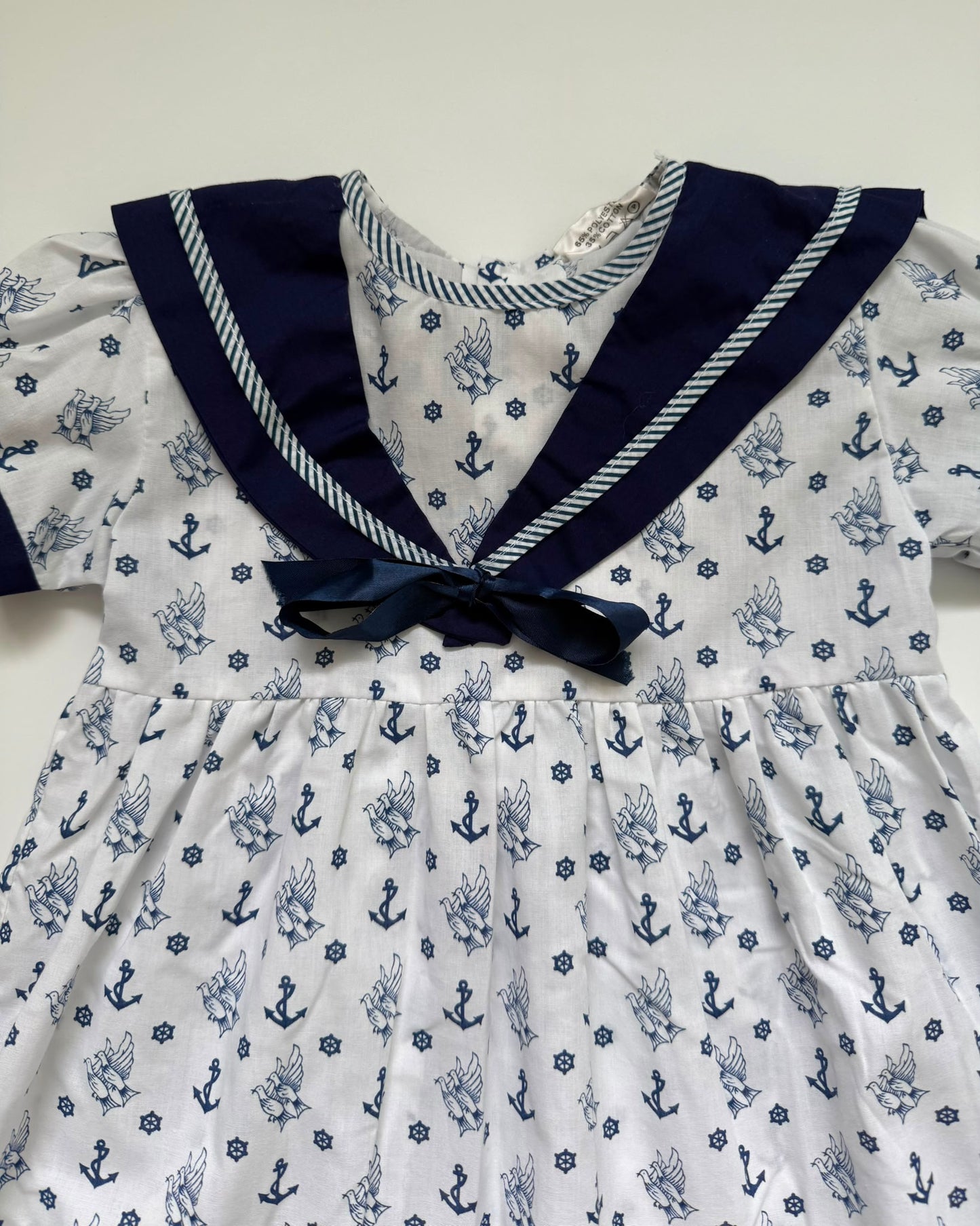 Vintage Jack N’ Jill Nautical Sailor Dress 4 Years