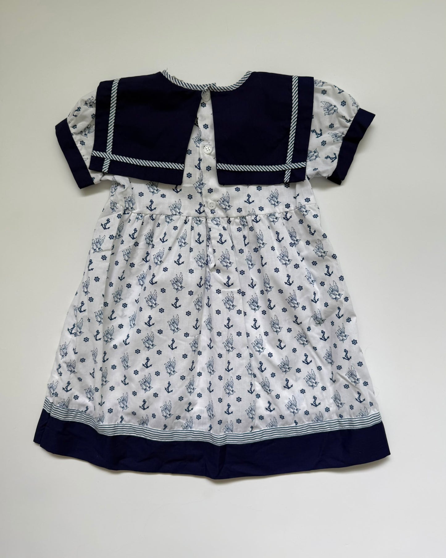 Vintage Jack N’ Jill Nautical Sailor Dress 4 Years